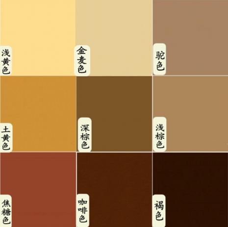 棕色和深棕色有什么区别