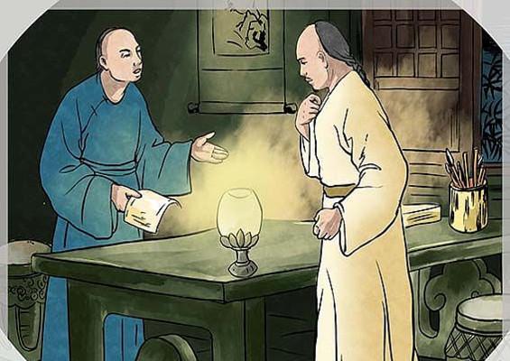 膝足长谈与秉烛夜谈