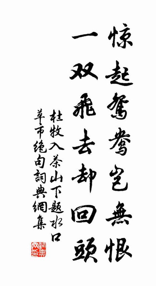 一双飞去却回头