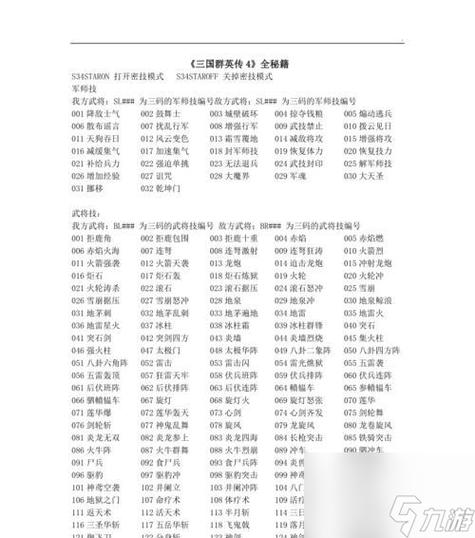 三国群英传5隐藏物品