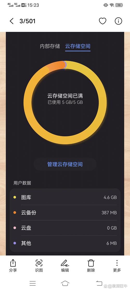 小米云空间占内存吗