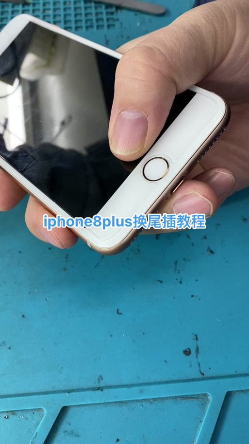 苹果8plus尾插更换视频