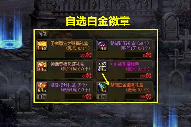 dnfbuff白金徽章截图