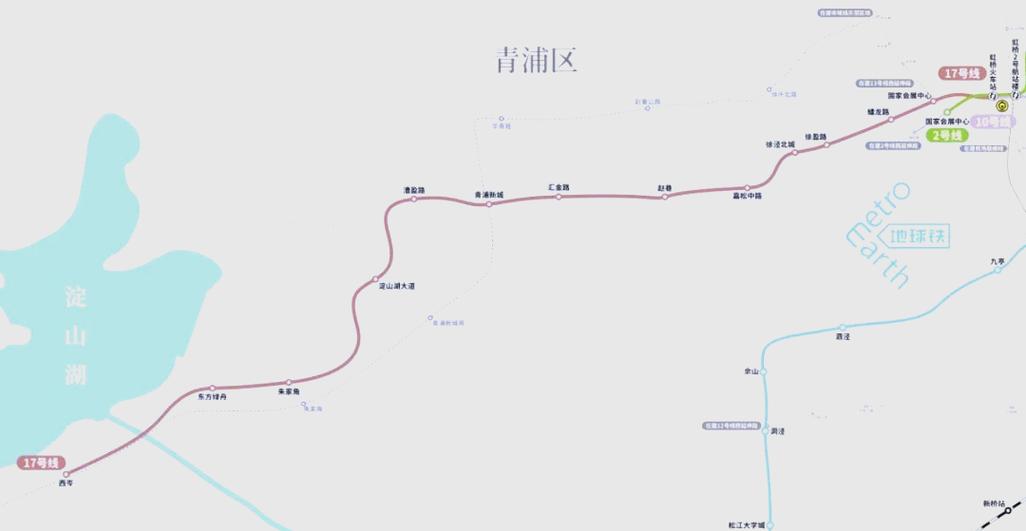 十七号线地铁线路图图标