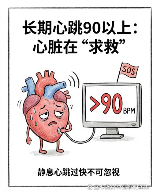 每次测量心跳都90多次怎么办