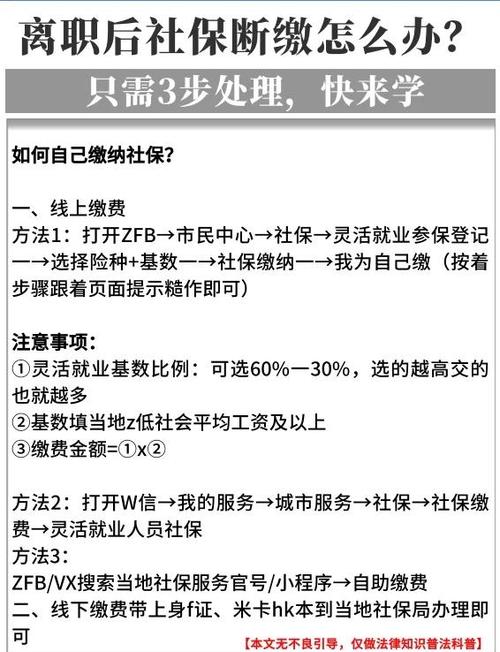 离职自己交社保怎么交图标