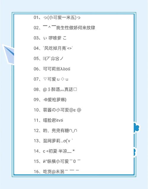动态昵称(可复制)微信截图