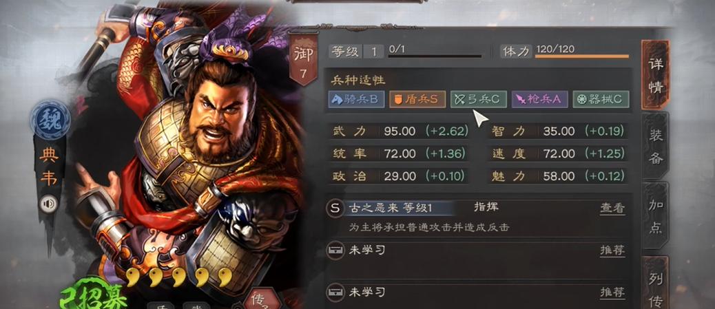 三国志战略版典韦用什么战法