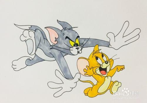 汤姆和杰瑞Q版简笔画