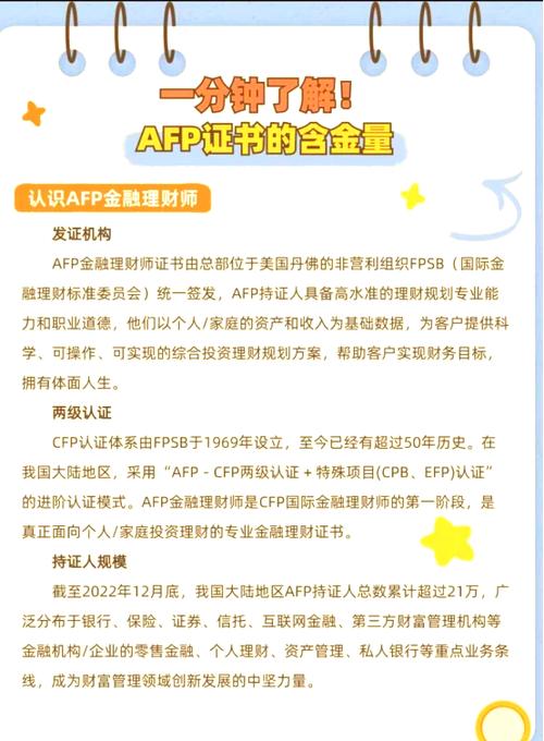 afp证书怎么考