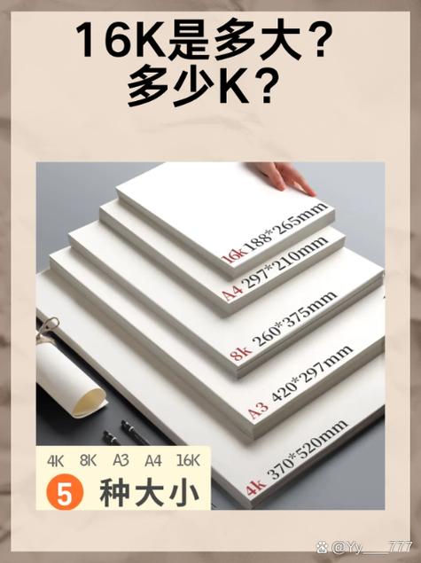 16k和32k纸是多大尺寸缩略图