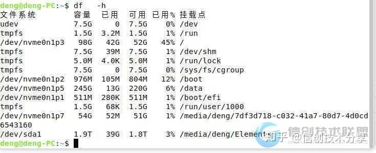 麒麟系统插U盘需要挂载分区图标