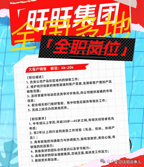 旺旺公司招聘