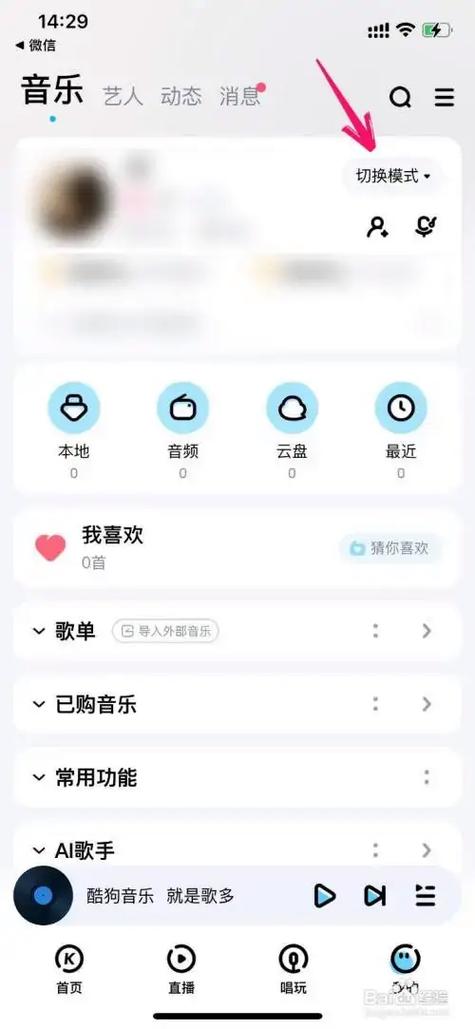 酷狗音乐高级设置在哪