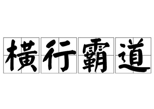 霸道成语