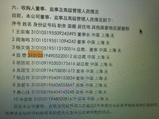 身份证号码查名下公司
