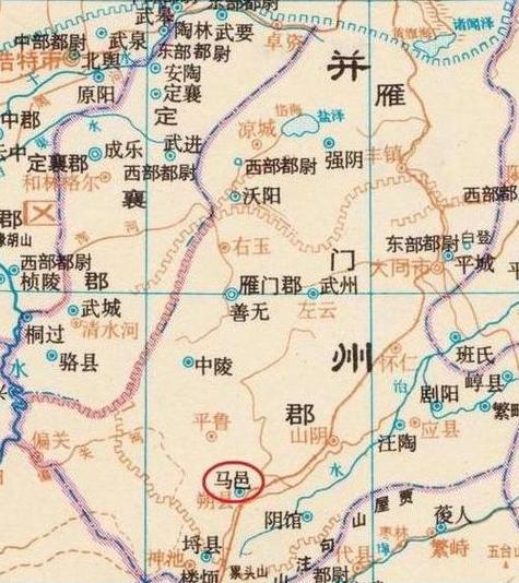 各郡地图
