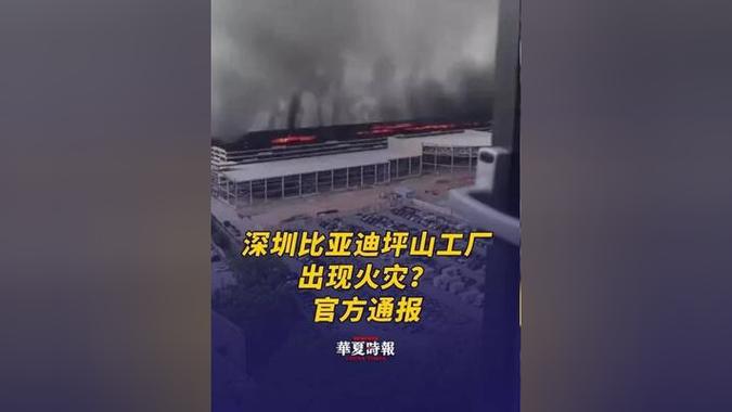 官方通报深圳比亚迪工厂火灾游戏截图