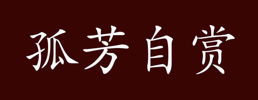 孤芳自赏的拼音截图