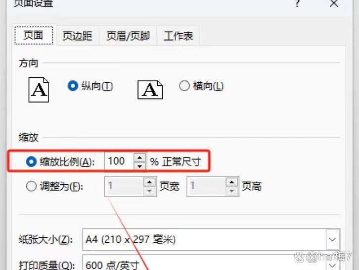 打印机怎么缩小比例