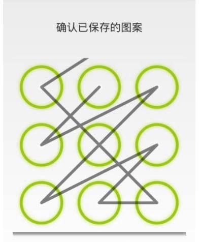复杂但好记的手势密码图标