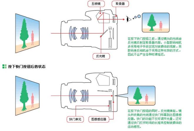 两个摄像头对照反光
