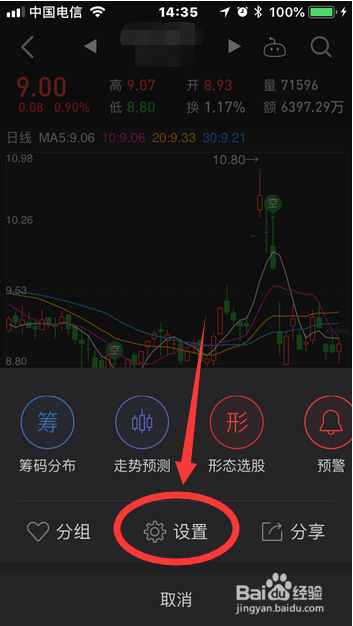 怎样改变同花顺均线颜色截图