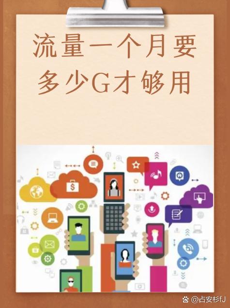 一个人一个月能用多少g流量