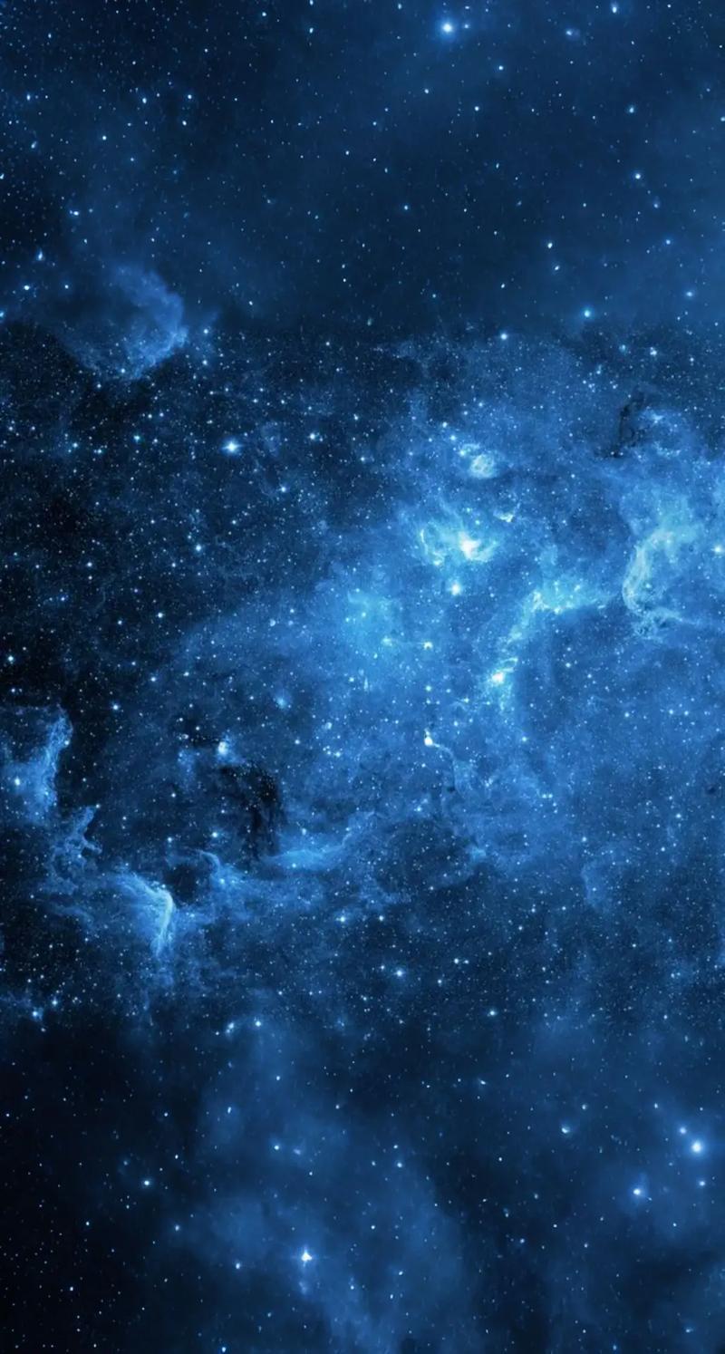 蓝色星空壁纸截图