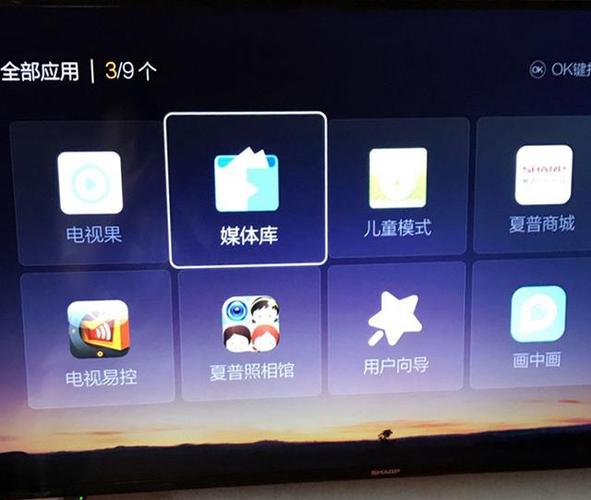 夏普电视没有应用中心