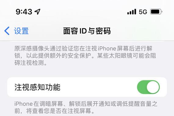 苹果锁屏面容解锁图标