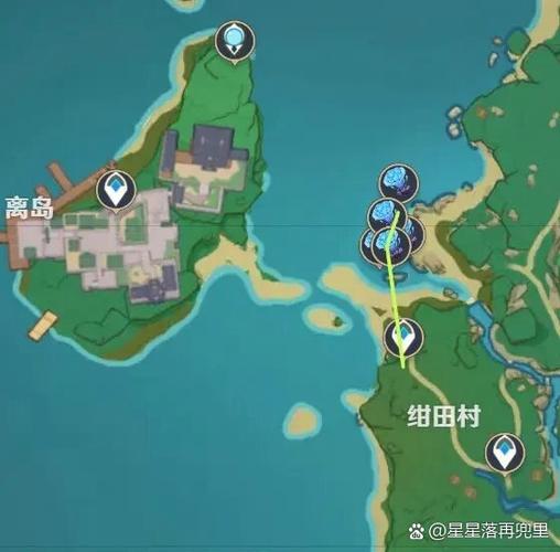 原神海灵芝的采集路线图图标