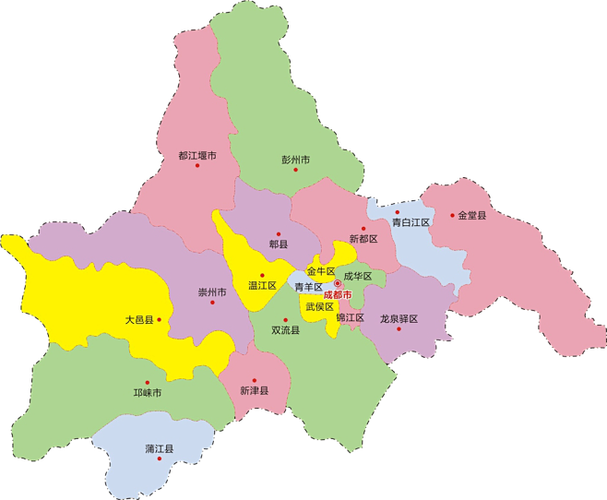 成都地图最新全图