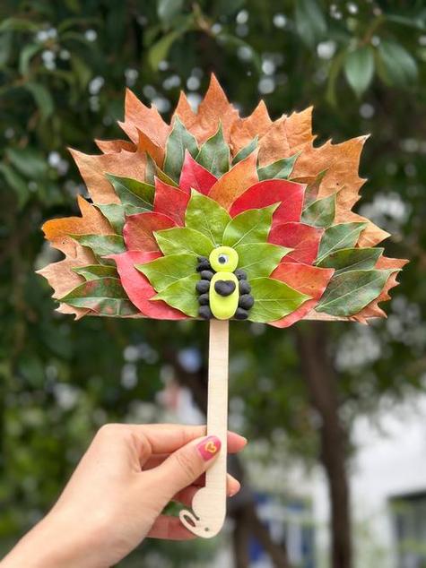 怎么给树叶上色