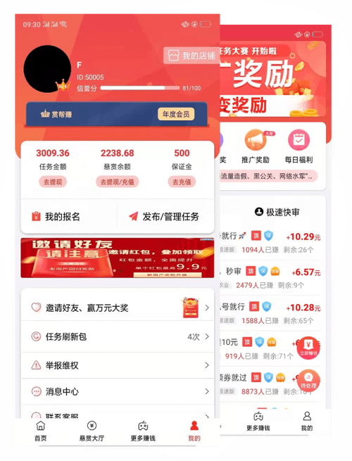 哪个做任务赚钱软件提现审核快截图