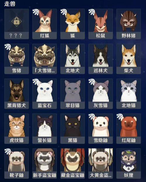 原神动物大全