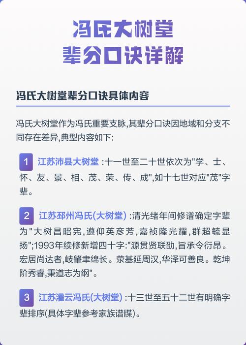 冯姓24字辈顺口溜!截图