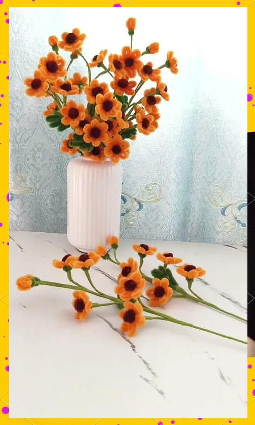 扭扭棒做雏菊的方法