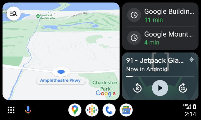 androidauto支持的软件图标