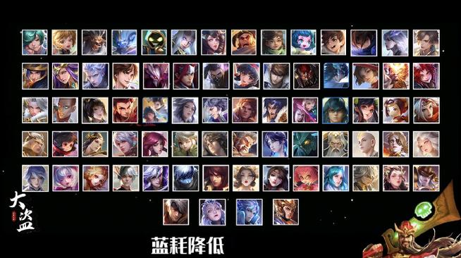 王者荣耀 英雄排行榜