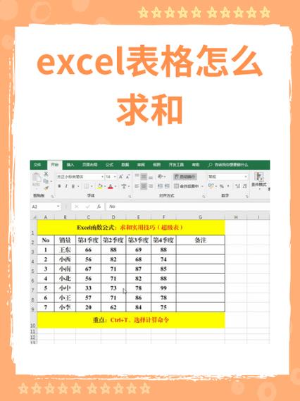 多个单元格怎么求和