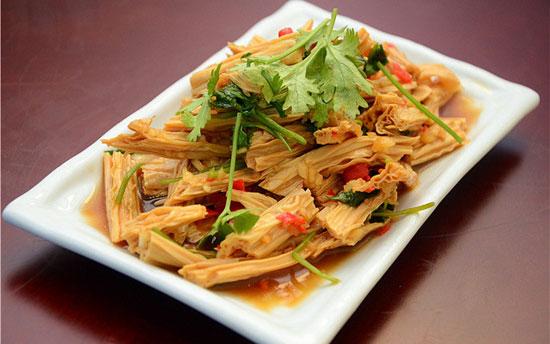香菜拌腐竹