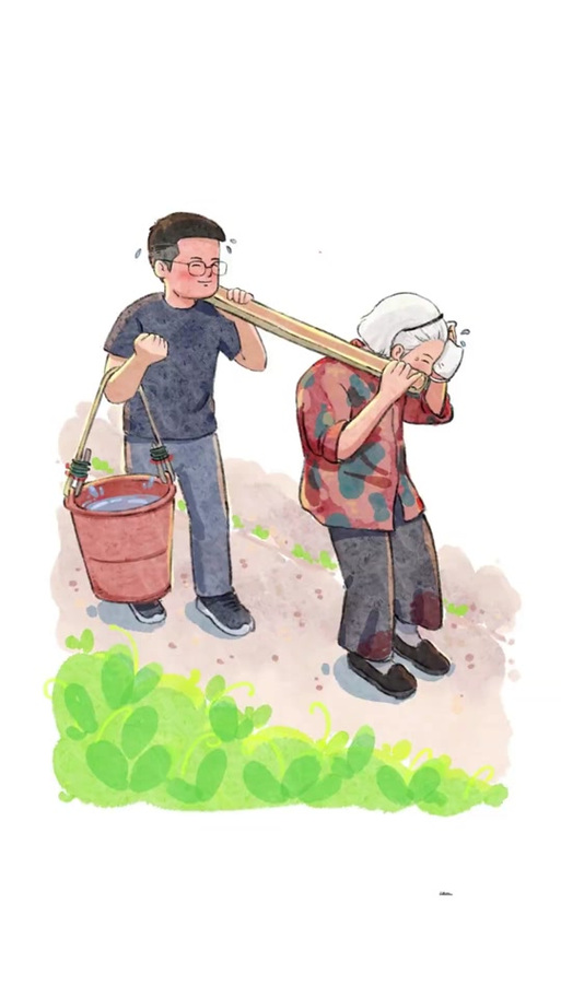 逗比老太太图片缩略图