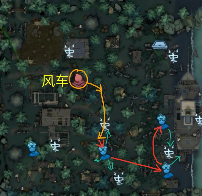 湖边压力区刷出郊狼饮水点的方法截图