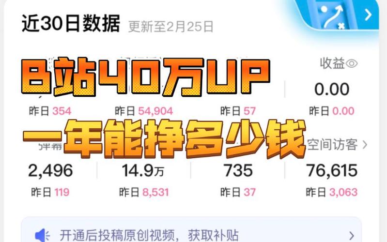 b站up的赚钱方式游戏截图