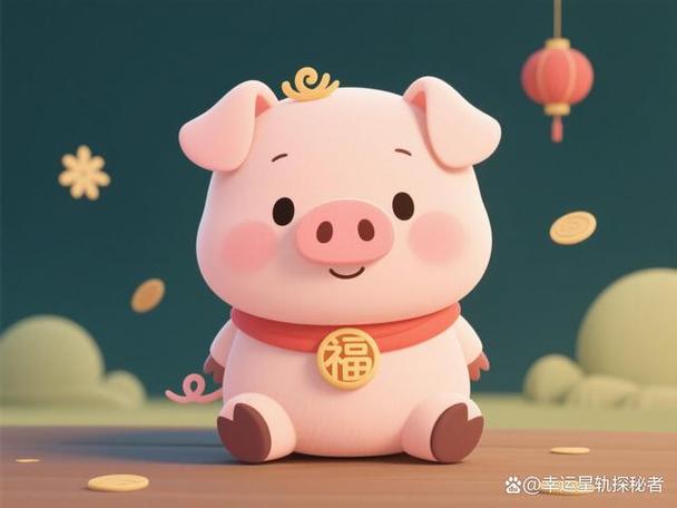 猪年的福猪图片