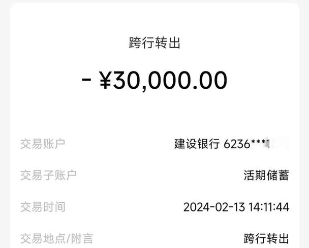 6万转账图片真实缩略图