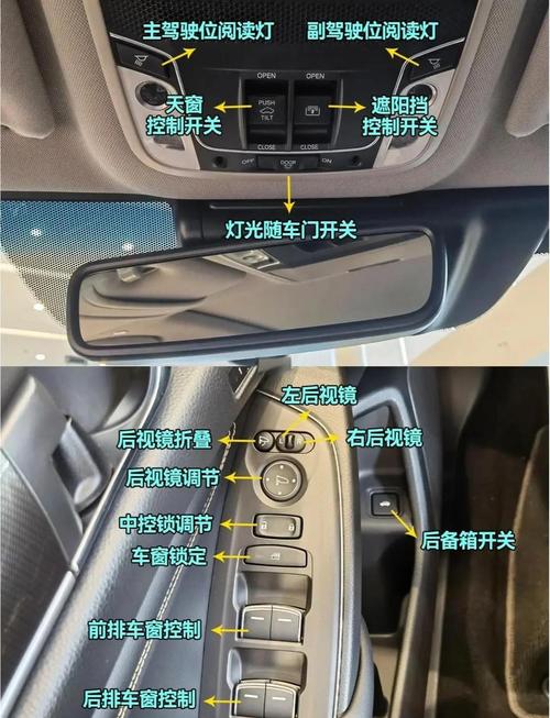 第九代雅阁按键图解