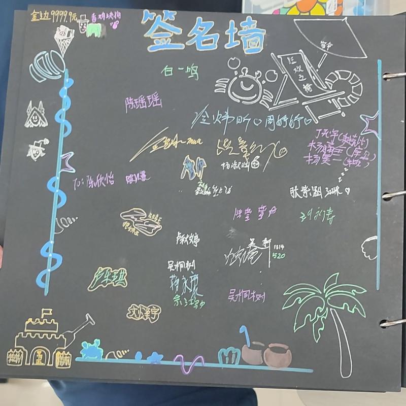 在签名墙上签下了自己名图标