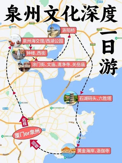 泉州旅游地图